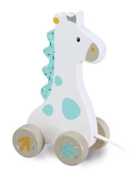 Spielba et Toodo giraffe  pulling wooden toy